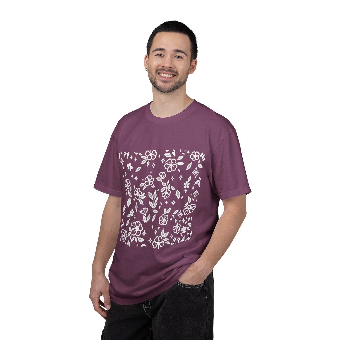 Floral Square T-Shirt