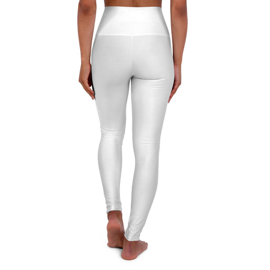 High-Waisted Yoga Leggings — Seamless AOP Activewear