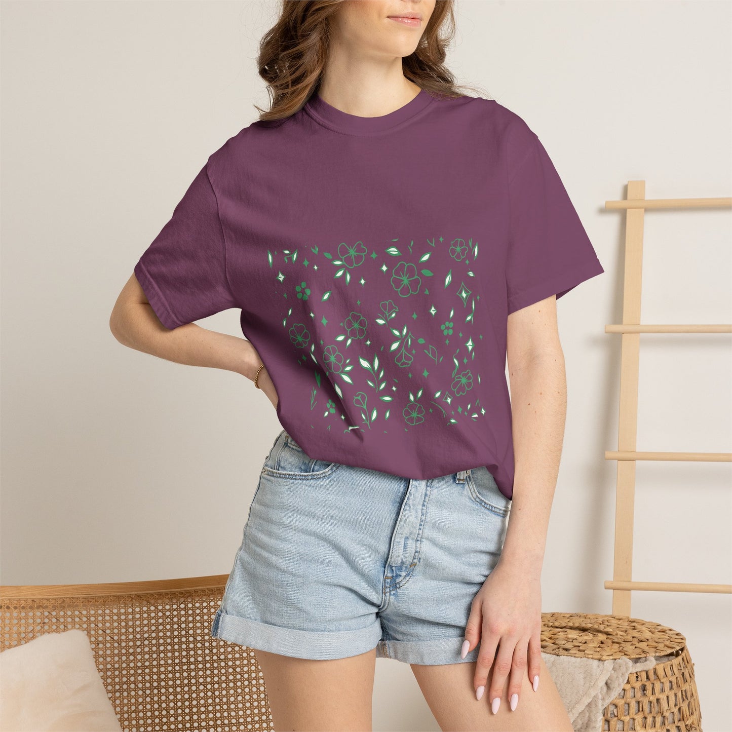Blooms Pattern Tee