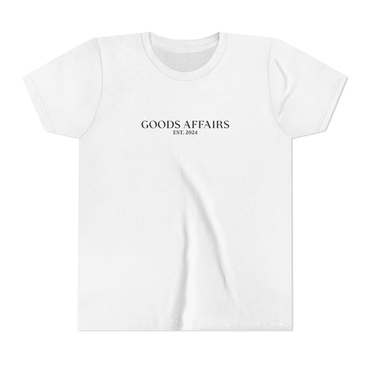 Kids Tee - 'Goods Affairs Est. 2024' Minimal T-Shirt