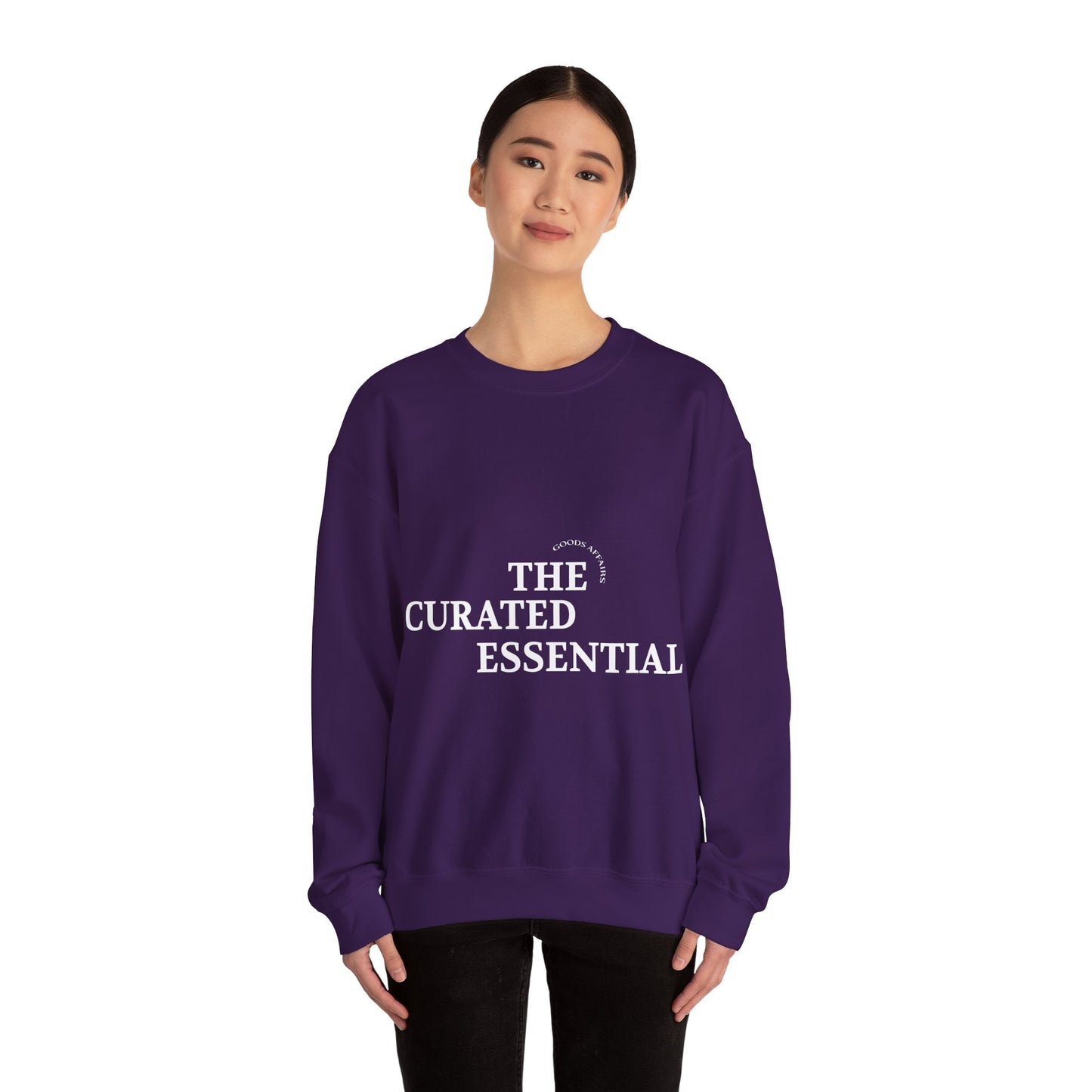 Crewneck Sweatshirt – "The Curated Essential" Minimal Graphic