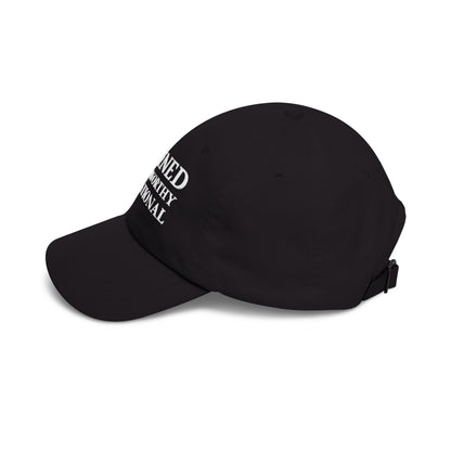 Camo 'Refined Trustworthy Intentional' Dad Cap