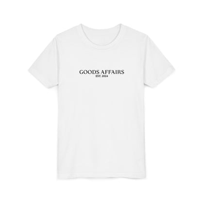 Kids Tee - 'Goods Affairs Est. 2024' Minimal T-Shirt