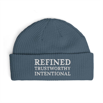 Refined • Trustworthy • Intentional Embroidered Cuff Beanie