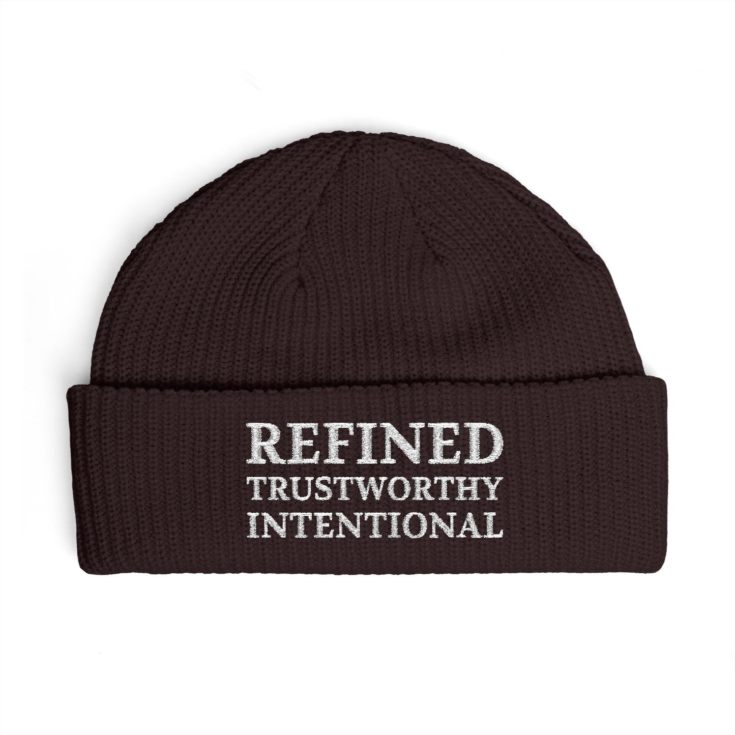 Refined • Trustworthy • Intentional Embroidered Cuff Beanie