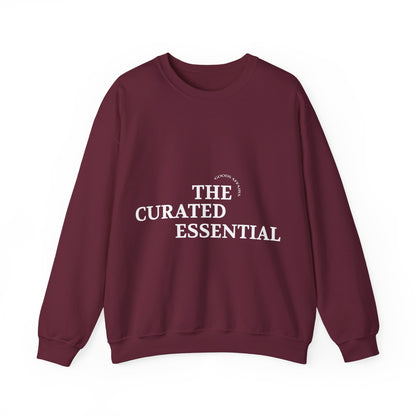 Crewneck Sweatshirt – "The Curated Essential" Minimal Graphic