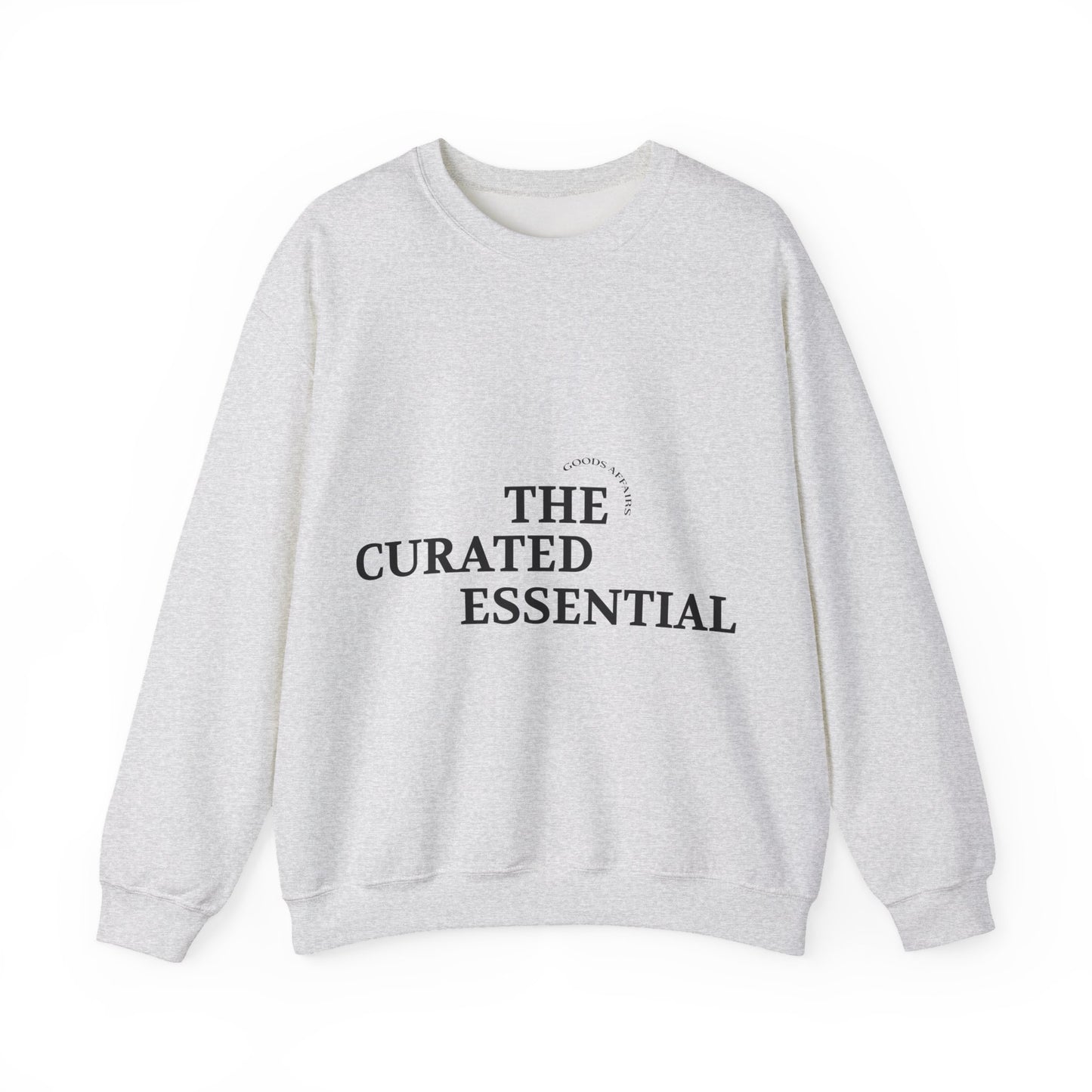 Crewneck Sweatshirt – "The Curated Essential" Minimal Graphic