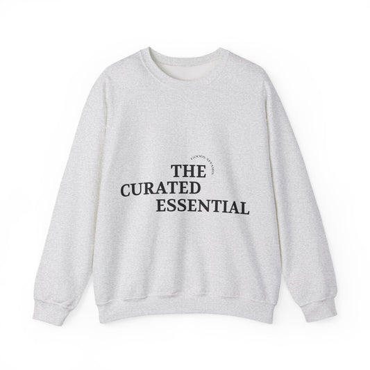 Crewneck Sweatshirt – "The Curated Essential" Minimal Graphic