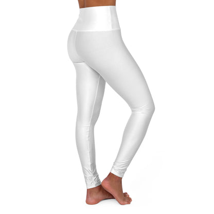 High-Waisted Yoga Leggings — Seamless AOP Activewear