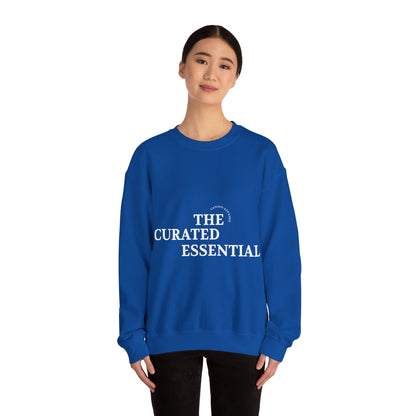 Crewneck Sweatshirt – "The Curated Essential" Minimal Graphic