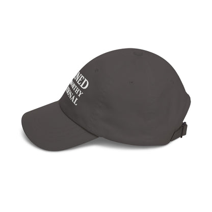 Camo 'Refined Trustworthy Intentional' Dad Cap