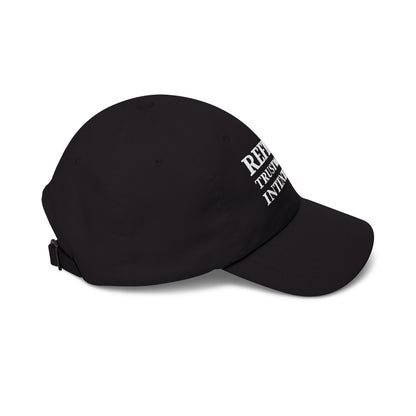 Camo 'Refined Trustworthy Intentional' Dad Cap