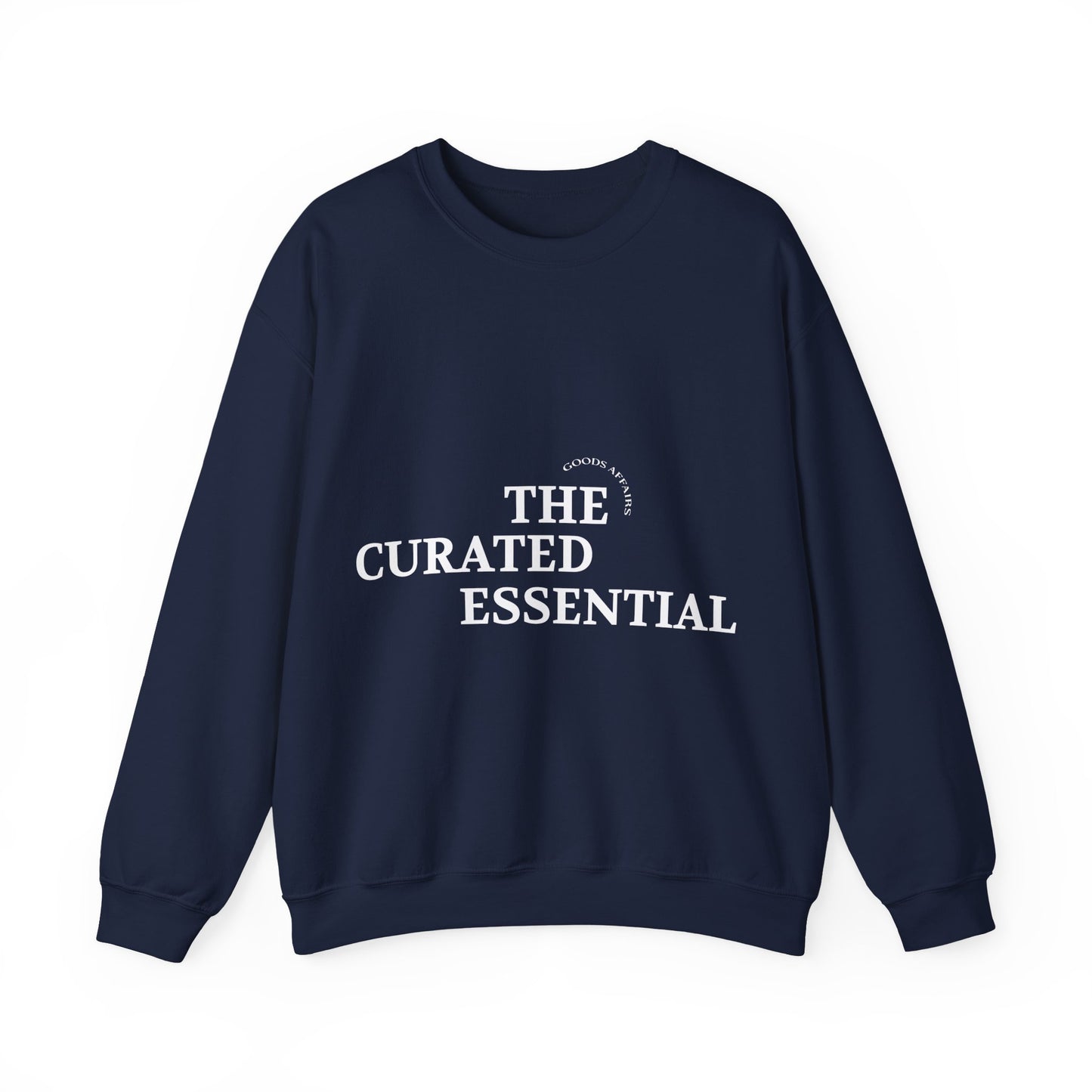 Crewneck Sweatshirt – "The Curated Essential" Minimal Graphic