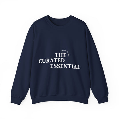 Crewneck Sweatshirt – "The Curated Essential" Minimal Graphic