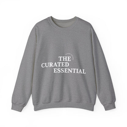 Crewneck Sweatshirt – "The Curated Essential" Minimal Graphic