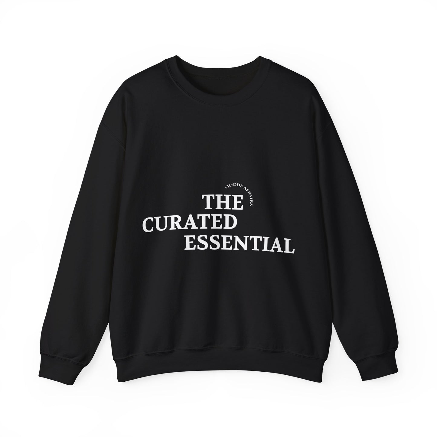 Crewneck Sweatshirt – "The Curated Essential" Minimal Graphic