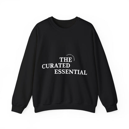 Crewneck Sweatshirt – "The Curated Essential" Minimal Graphic