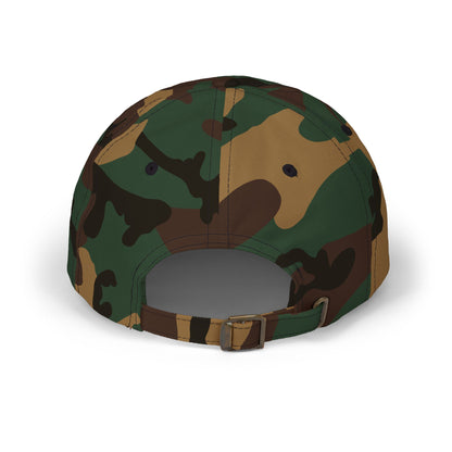 Camo 'Refined Trustworthy Intentional' Dad Cap