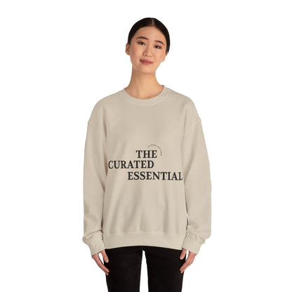 Crewneck Sweatshirt – "The Curated Essential" Minimal Graphic