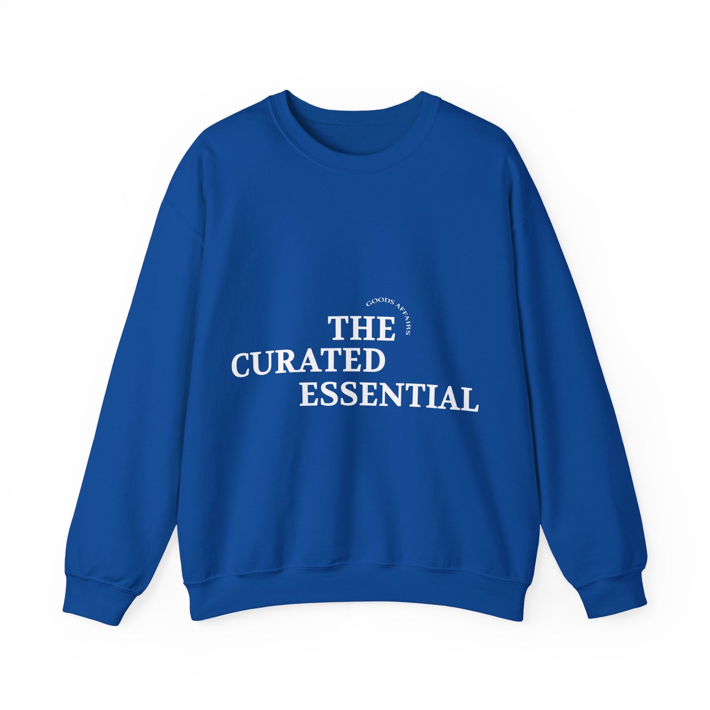 Crewneck Sweatshirt – "The Curated Essential" Minimal Graphic