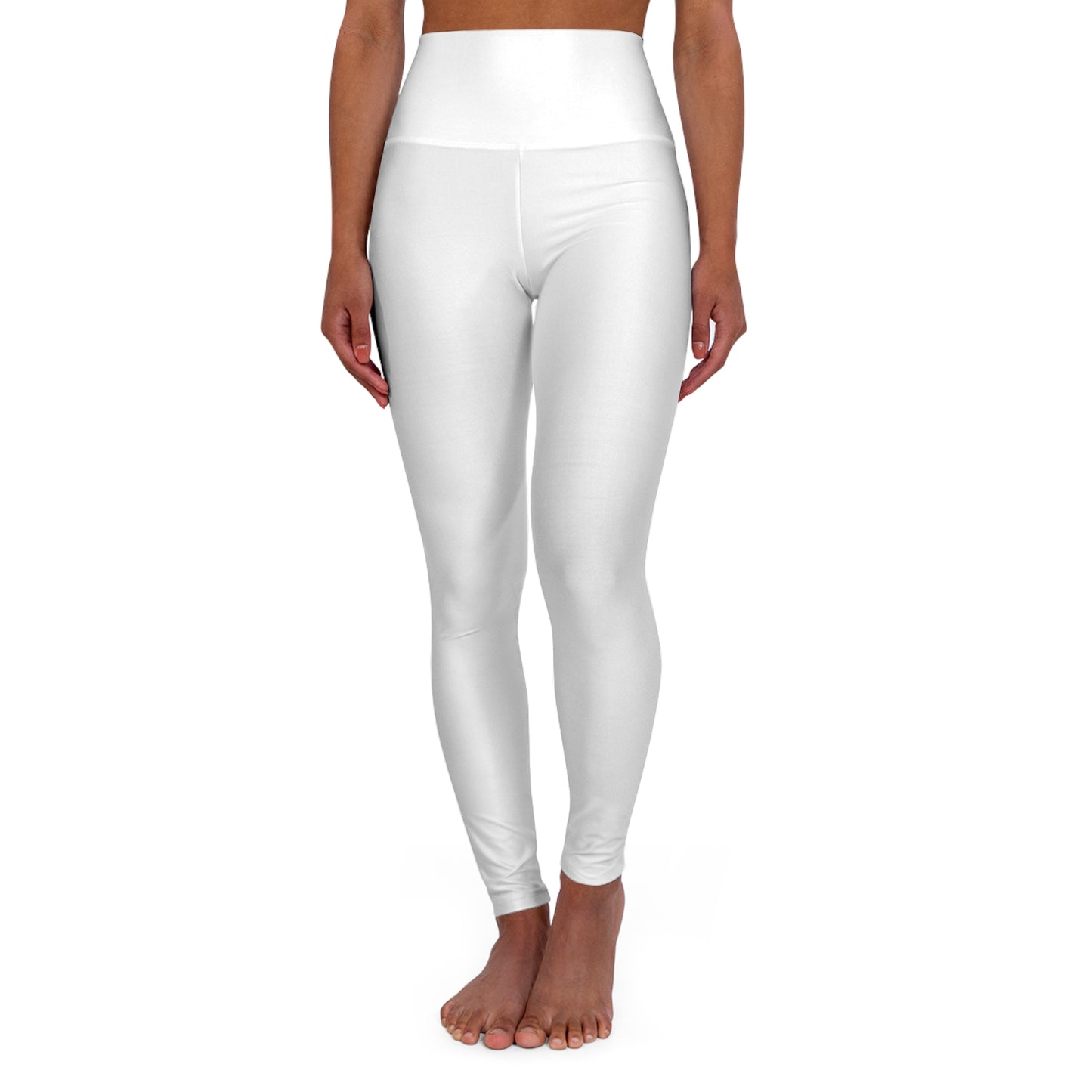 High-Waisted Yoga Leggings — Seamless AOP Activewear