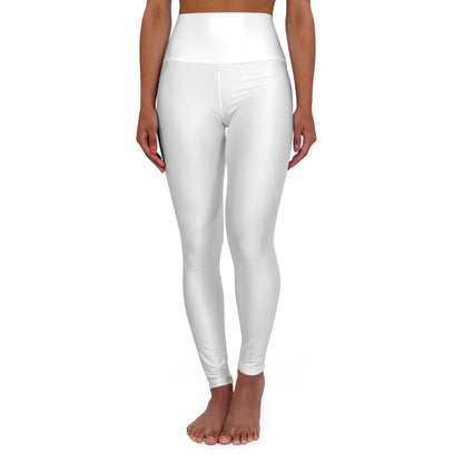 High-Waisted Yoga Leggings — Seamless AOP Activewear