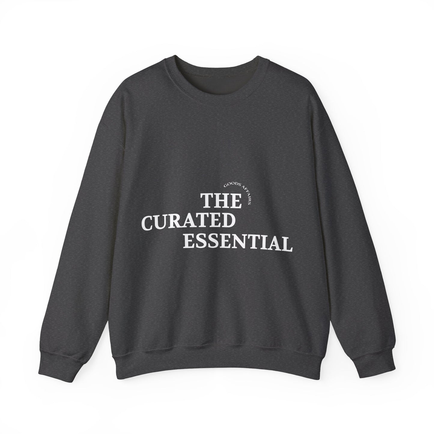 Crewneck Sweatshirt – "The Curated Essential" Minimal Graphic