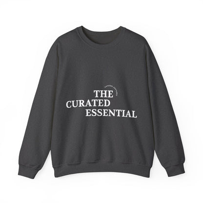 Crewneck Sweatshirt – "The Curated Essential" Minimal Graphic