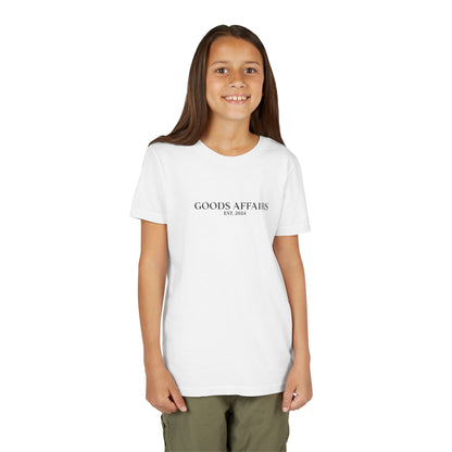 Kids Tee - 'Goods Affairs Est. 2024' Minimal T-Shirt