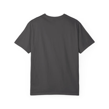 Blooms Pattern Tee — Golden Line Art Square Pattern