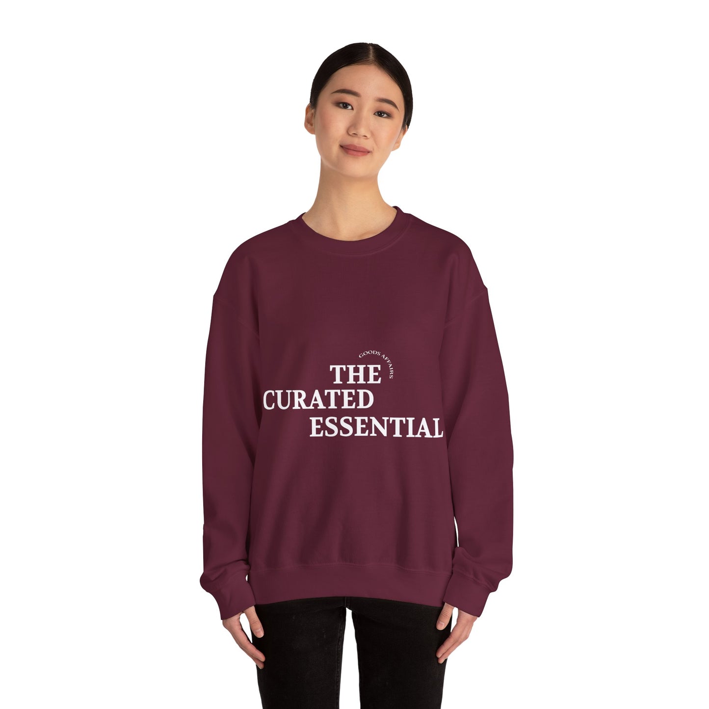 Crewneck Sweatshirt – "The Curated Essential" Minimal Graphic