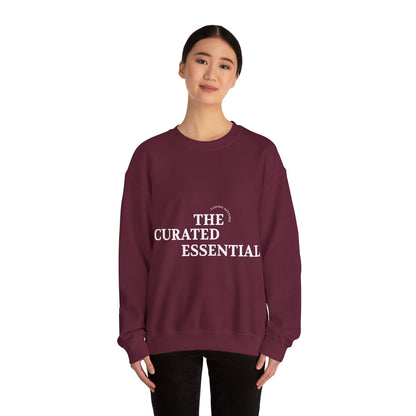 Crewneck Sweatshirt – "The Curated Essential" Minimal Graphic