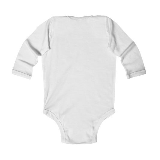 Infant Bodysuit with Minimalist Floral Line Art – "Goods Affairs"