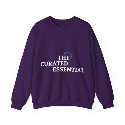 Crewneck Sweatshirt – "The Curated Essential" Minimal Graphic