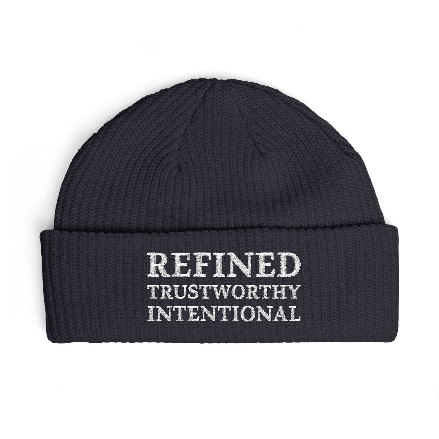 Refined • Trustworthy • Intentional Embroidered Cuff Beanie