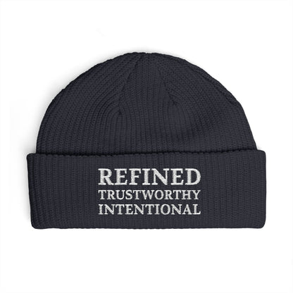 Refined • Trustworthy • Intentional Embroidered Cuff Beanie