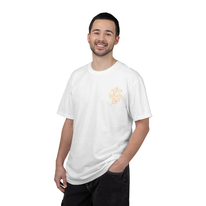 Floral Compass T-Shirt — Minimal Line Tee