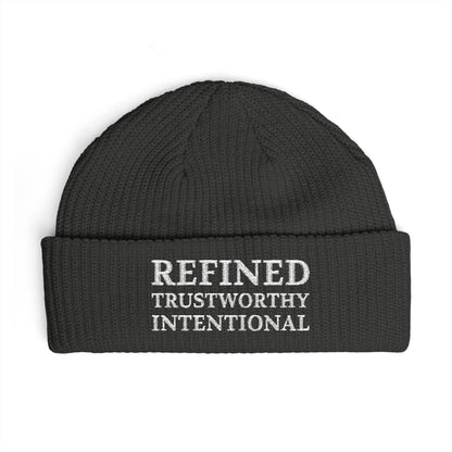 Refined • Trustworthy • Intentional Embroidered Cuff Beanie