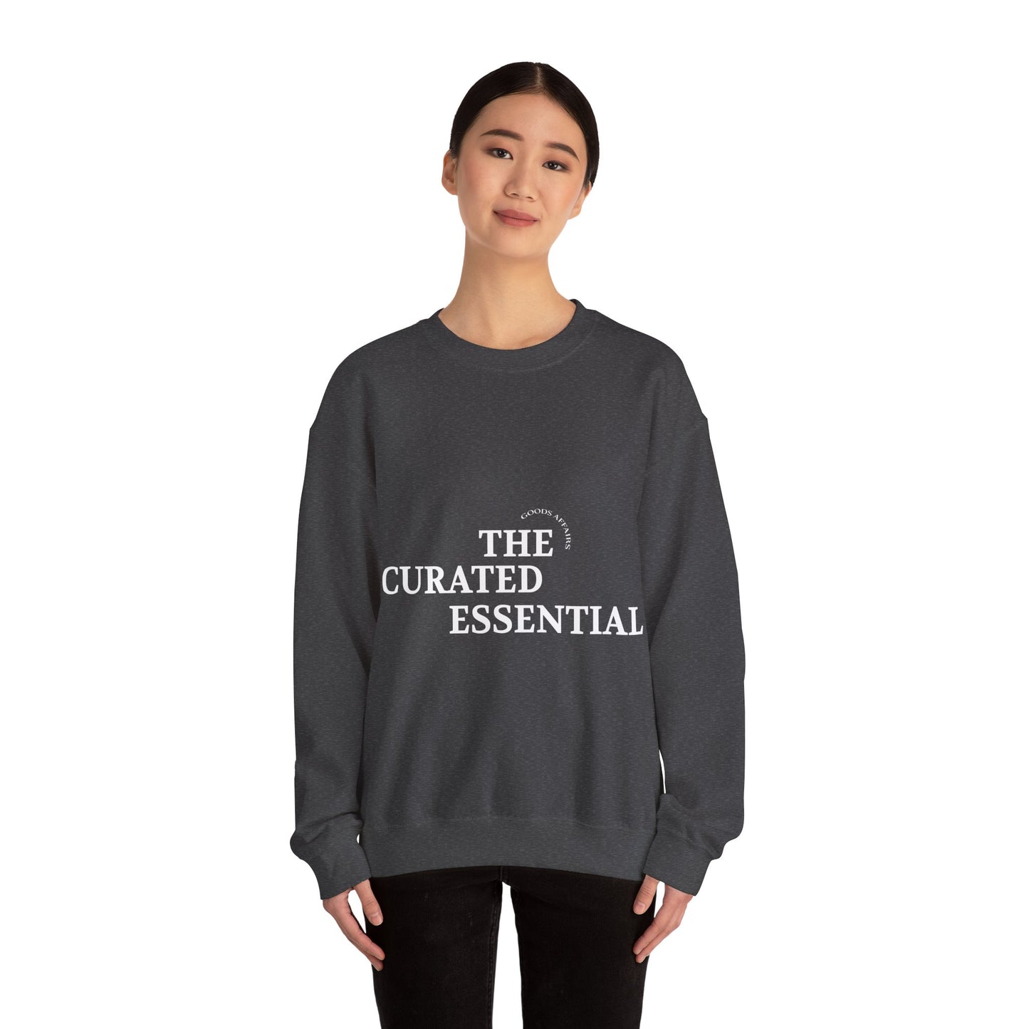 Crewneck Sweatshirt – "The Curated Essential" Minimal Graphic