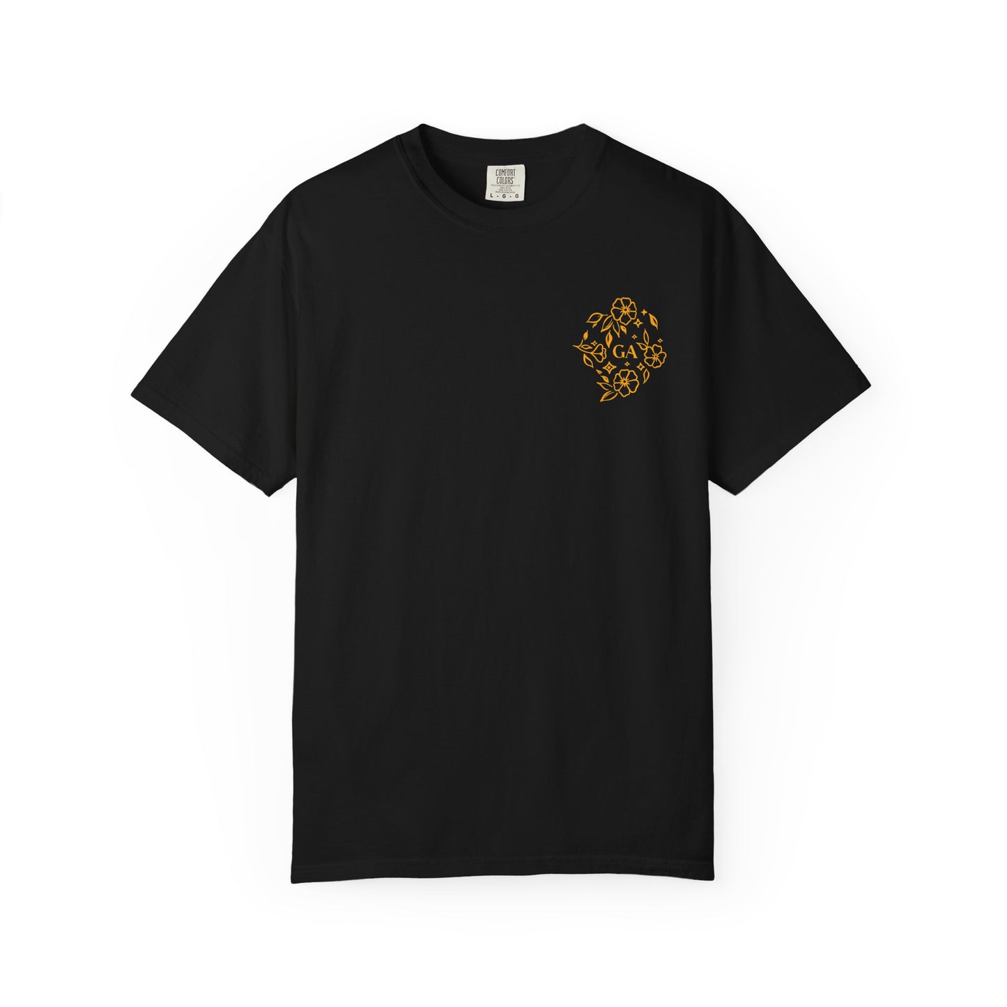 Floral Compass T-Shirt — Minimal Line Tee
