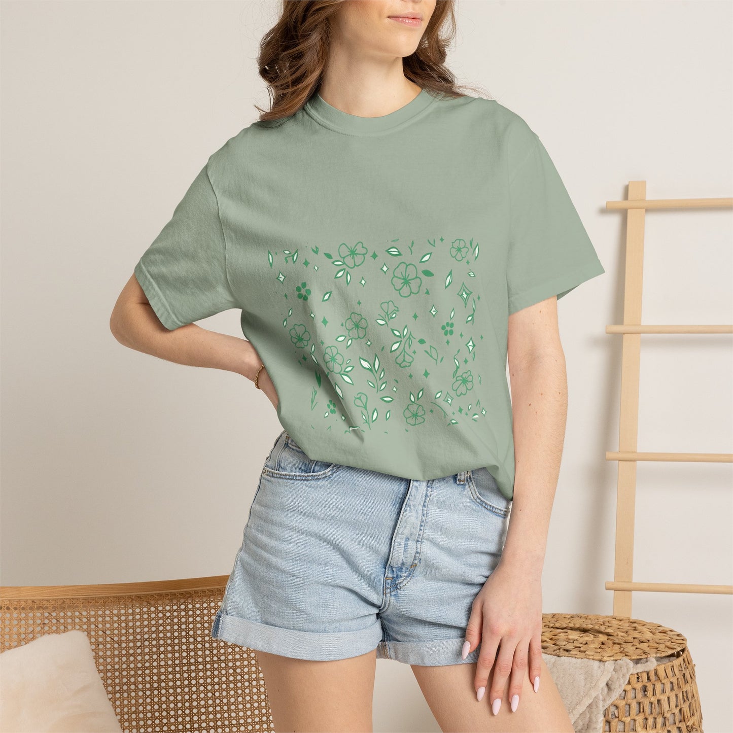 Blooms Pattern Tee