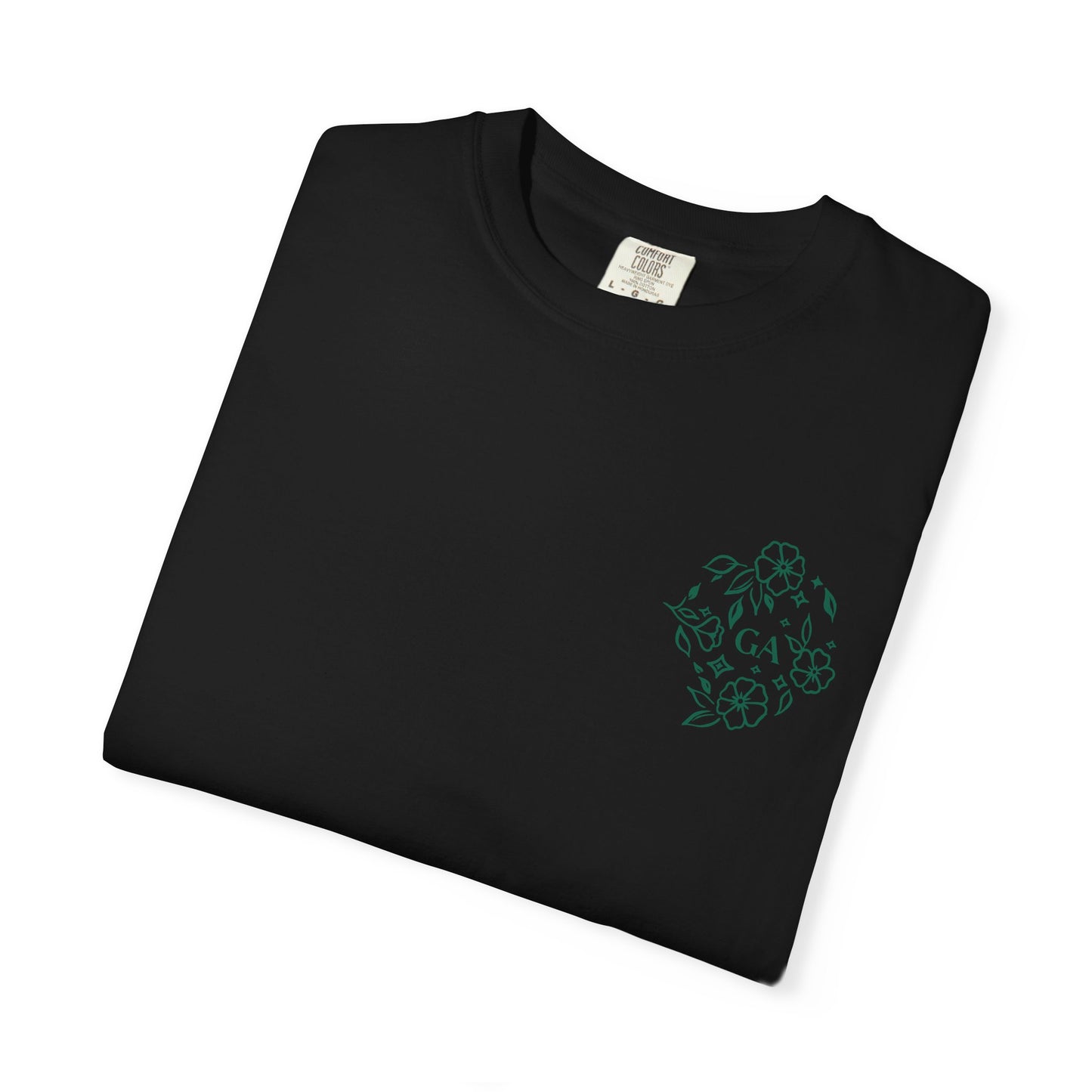 Floral Compass T-Shirt — Minimal Line Tee