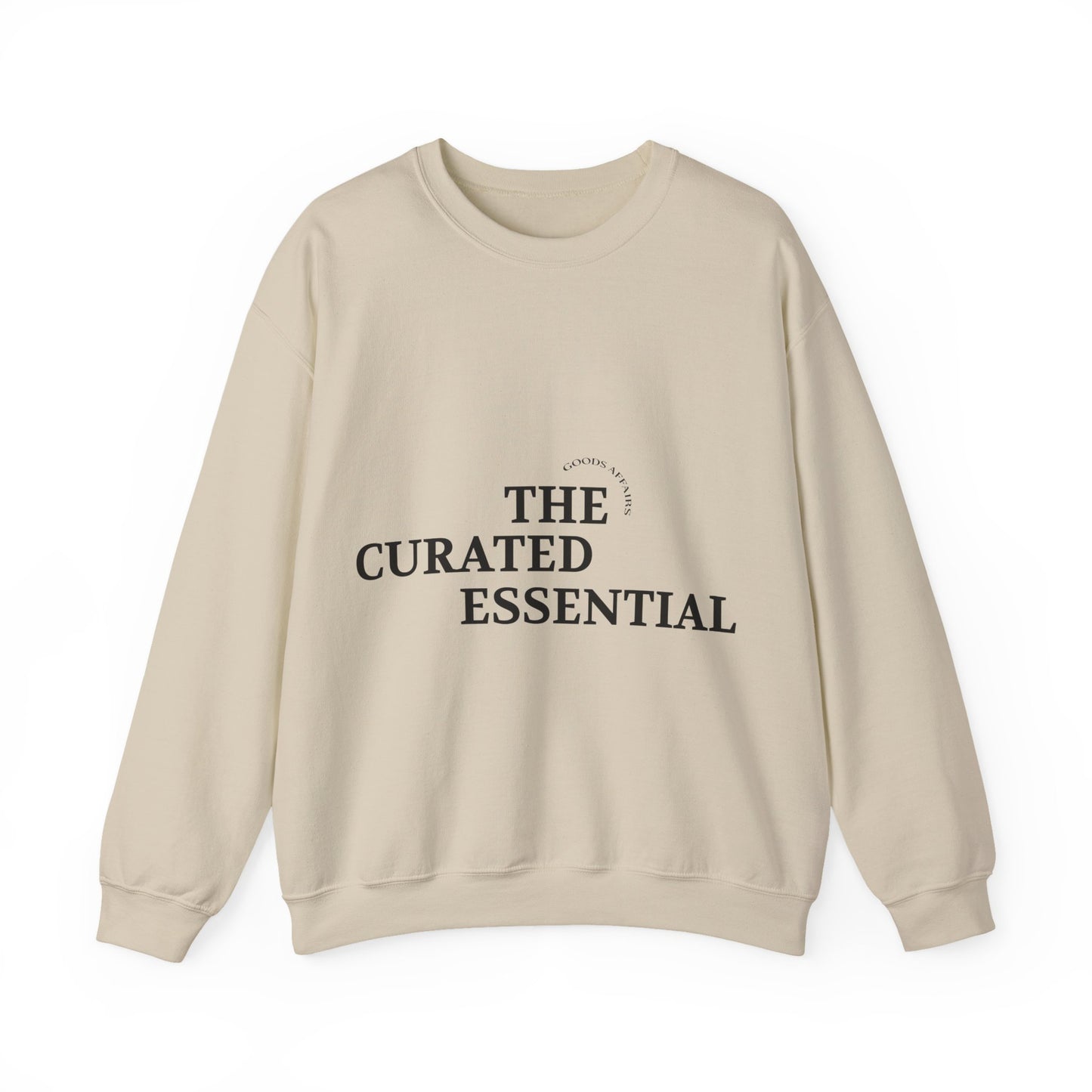 Crewneck Sweatshirt – "The Curated Essential" Minimal Graphic