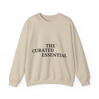 Crewneck Sweatshirt – "The Curated Essential" Minimal Graphic