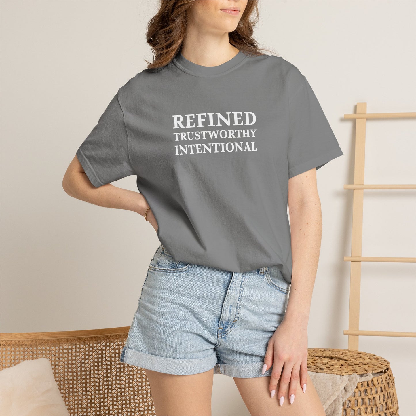 Refined Trustworthy Intentional T-Shirt