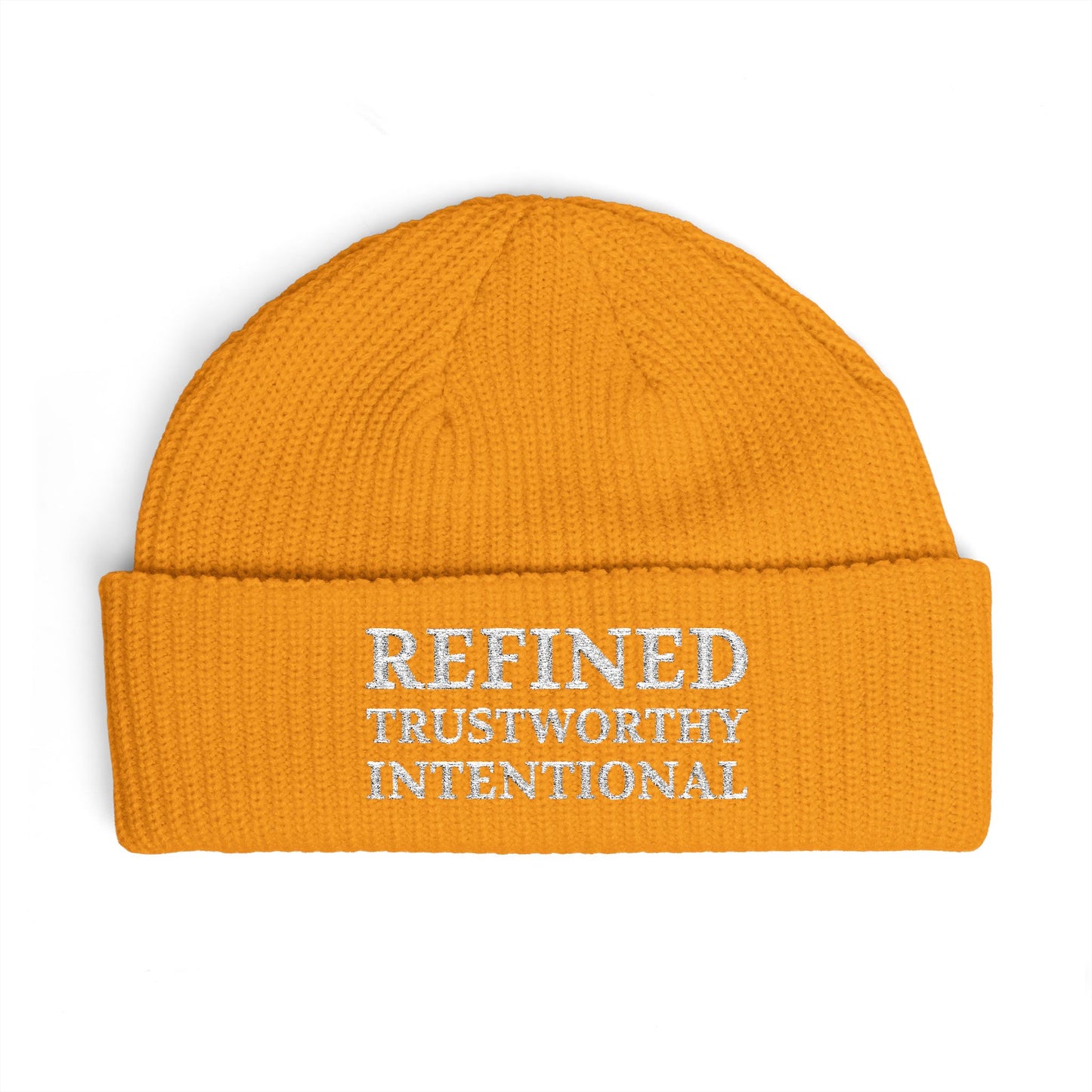 Refined • Trustworthy • Intentional Embroidered Cuff Beanie