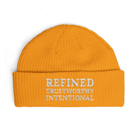 Refined • Trustworthy • Intentional Embroidered Cuff Beanie