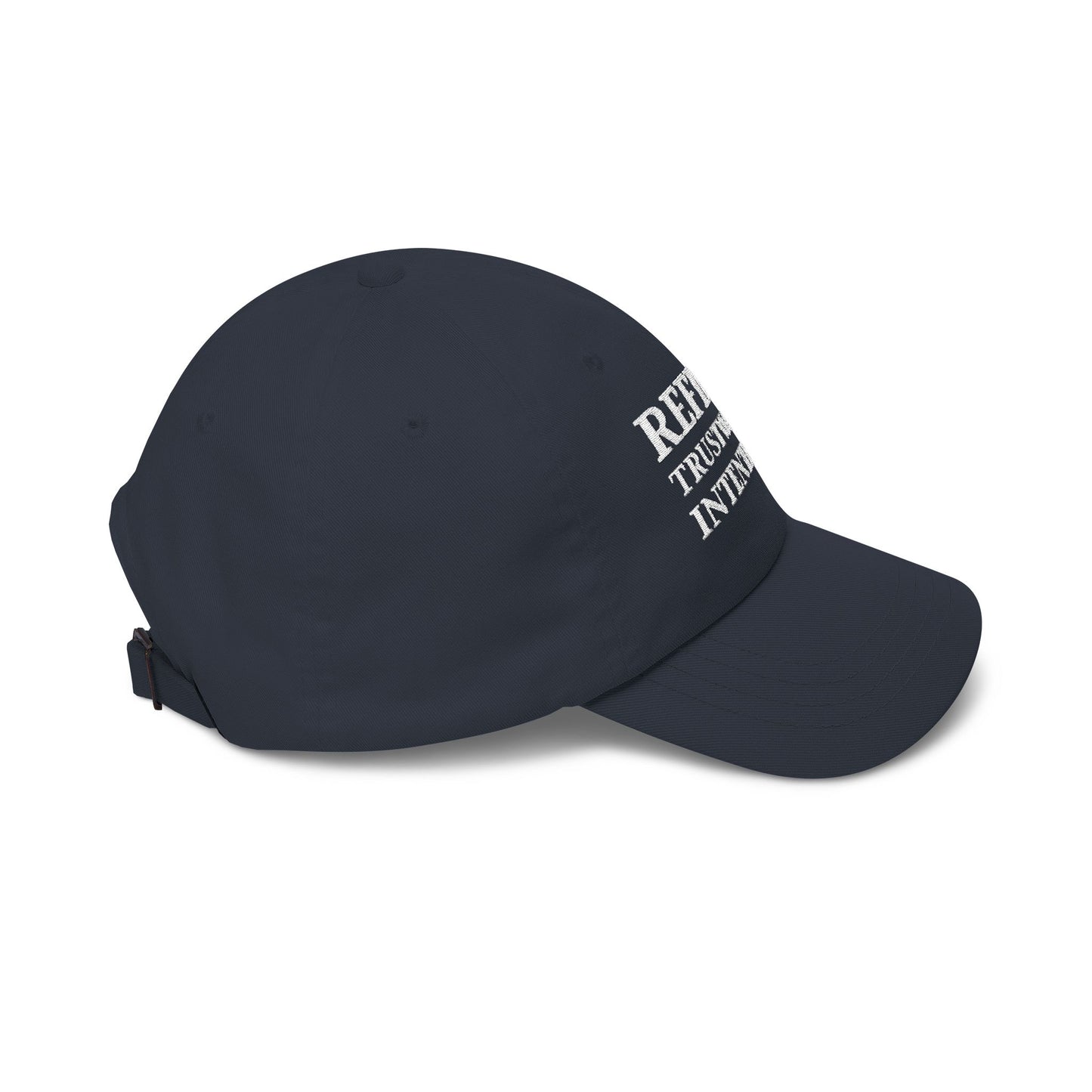 Camo 'Refined Trustworthy Intentional' Dad Cap