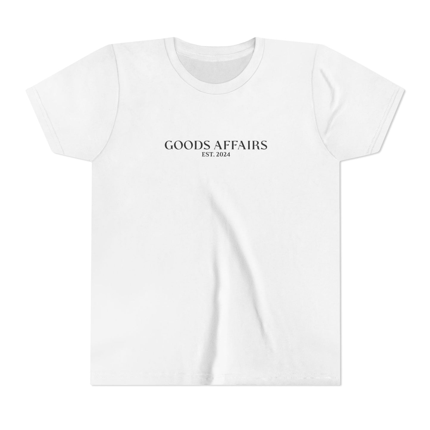 Kids Tee - 'Goods Affairs Est. 2024' Minimal T-Shirt