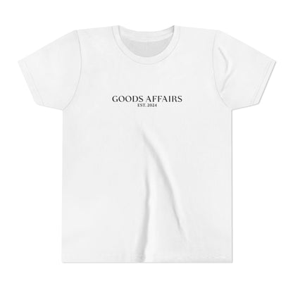 Kids Tee - 'Goods Affairs Est. 2024' Minimal T-Shirt